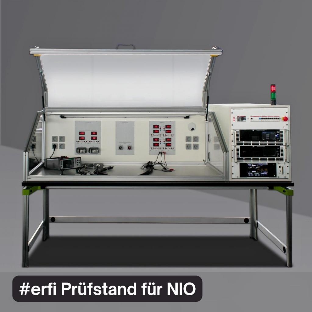 erfi Prüfstand für NIO
